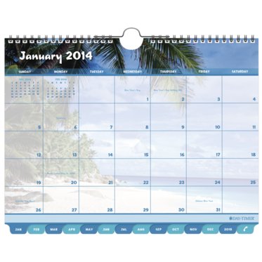 Wall Calendar - Coastlines