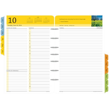 Serenity 2-Page-Per-Day Diary Refill