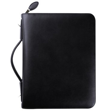 Desk size - Armorhide Leather Binder - Zippered with Handles