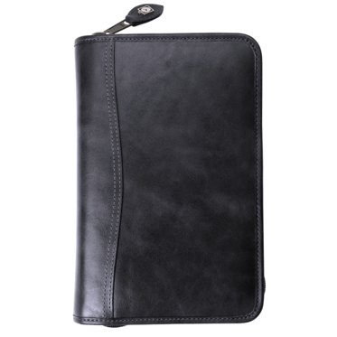 Portable size - Outback Leather Binder - Zippered