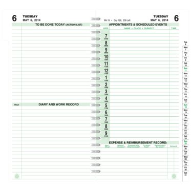 Indexed 2-Page-Per-Day Wire-Bound Planner