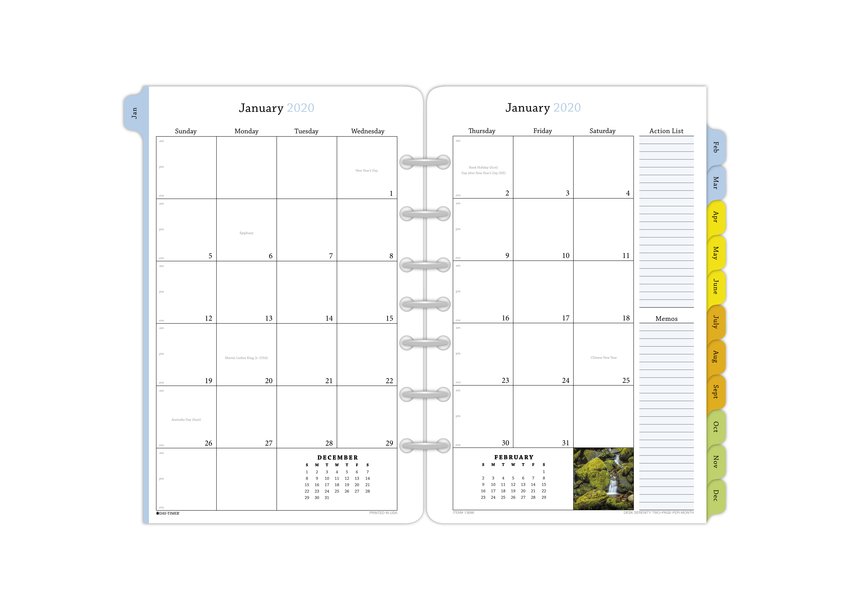 Daytimer UK Diary Refills 2 Page Per Month Serenity 2 Page Per Daytimer uk diary refills 2 page per month serenity 2 page per