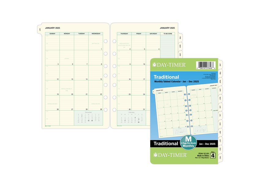 Daytimer UK Diary Refills 2 Page Per Month Traditional Green 2 Daytimer uk diary refills 2 page per month traditional green 2